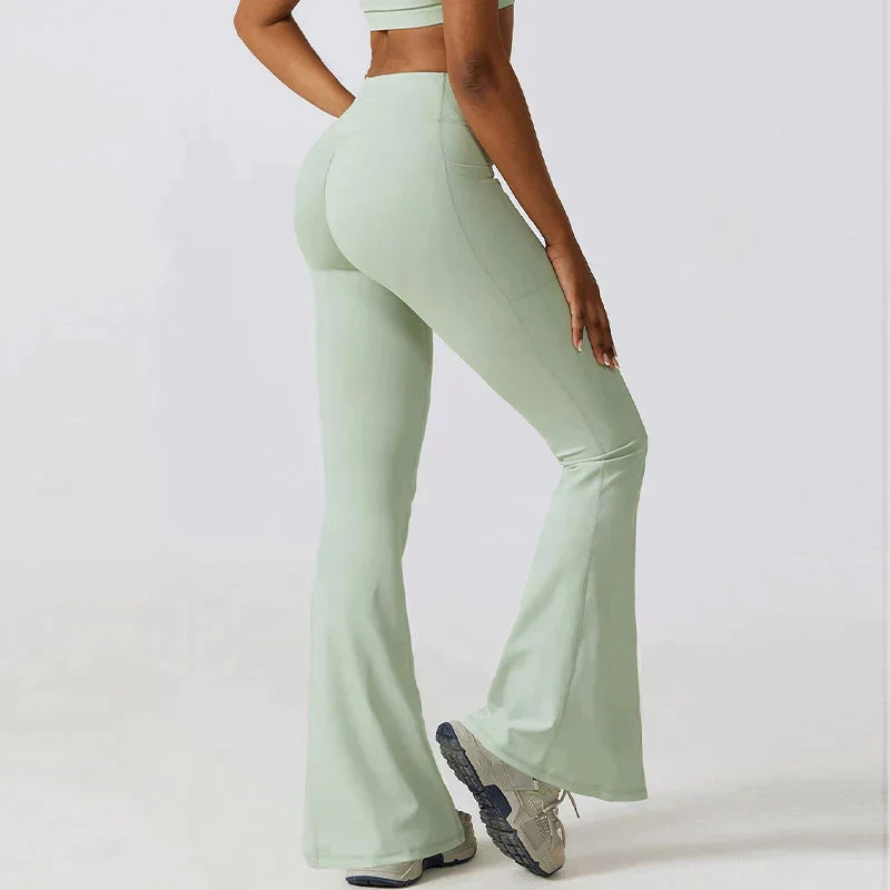 Lea | High-Waisted Flare Leggings