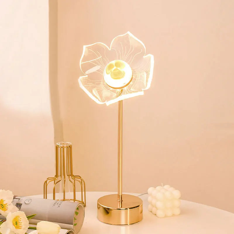 Retro Gold Acrylic LED Desk Lamp