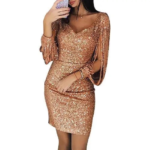 Farrah Sexy Glamorous Glitter Dress