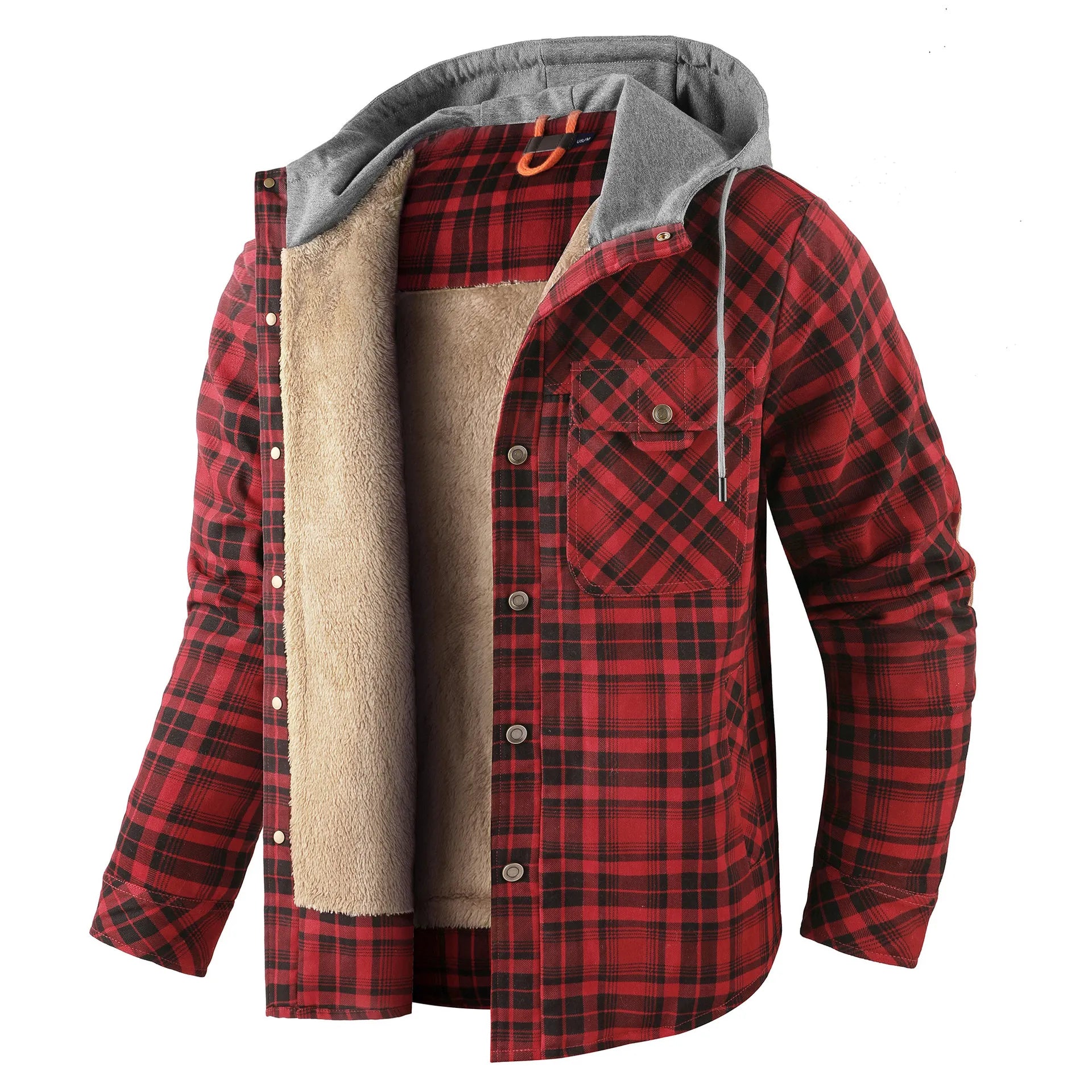 Zyrus Premium Plaid Jacket with Hood