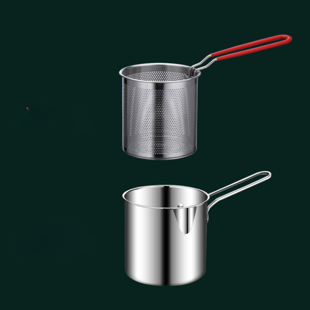 CookPro - Compact Oil Saving Deep Fryer Set