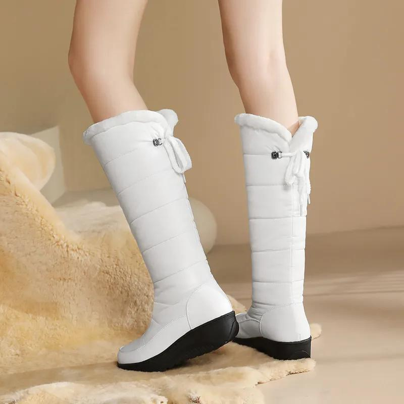 Else - Warm non-slip fur-lined knee-high boots