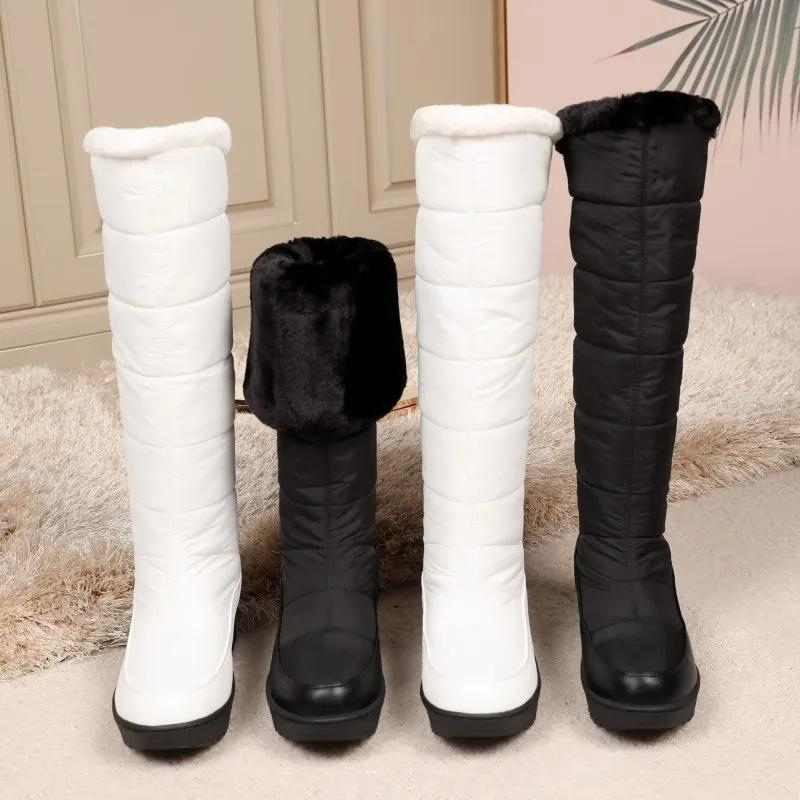 Else - Warm non-slip fur-lined knee-high boots