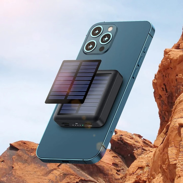 Lightweight solar power bank