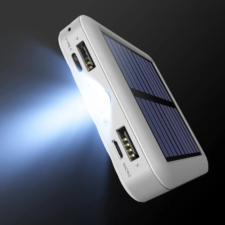 Lightweight solar power bank