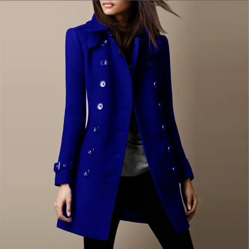 Jona Elegant Coat with Lapels