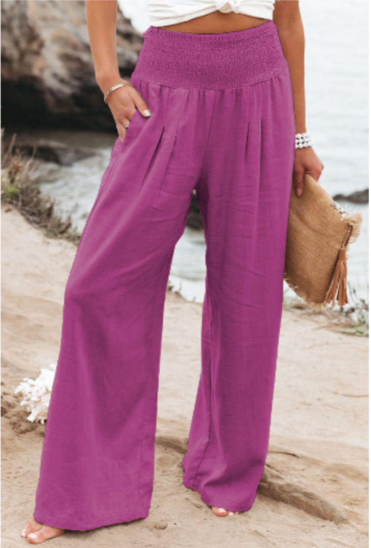 Angela | Women's High-waisted Palazzo Pants