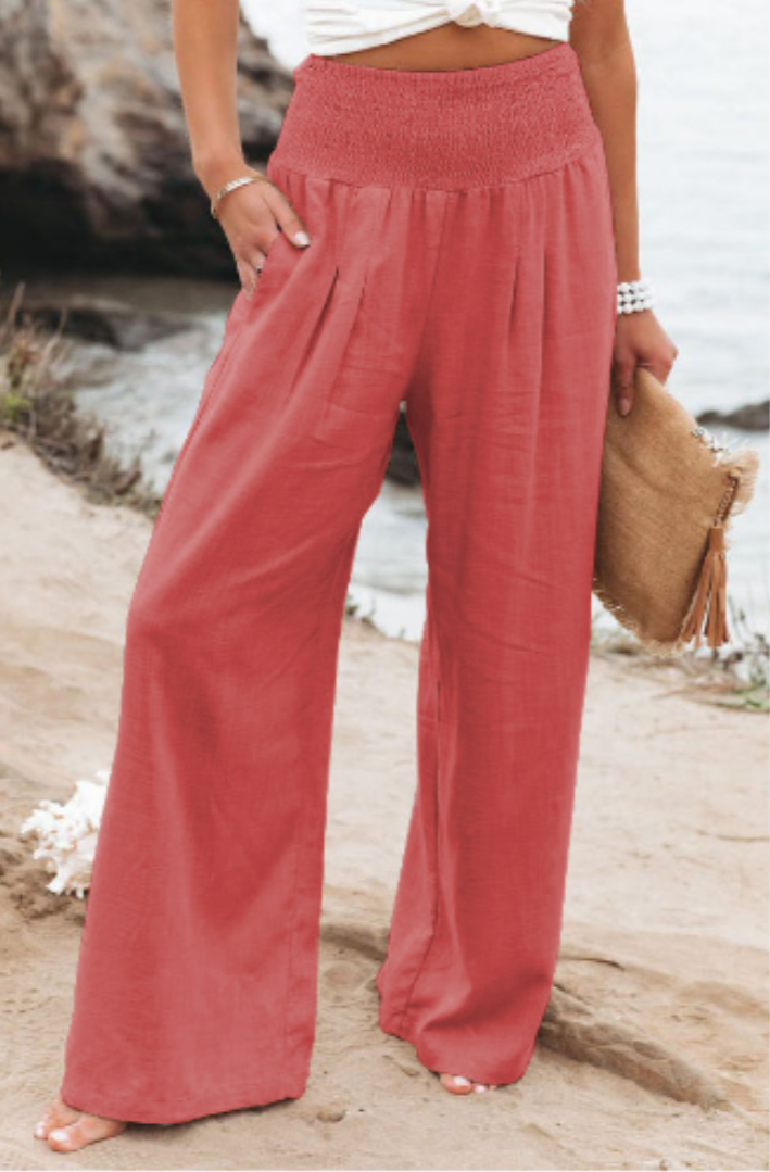 Angela | Women's High-waisted Palazzo Pants