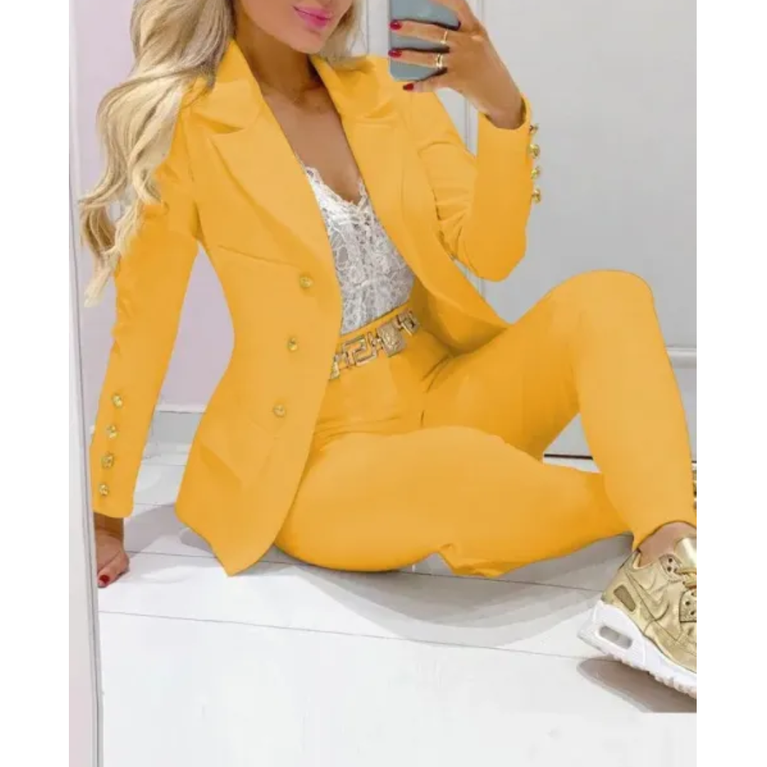 Rhine | Glamorous Blazer Pants Suit Set