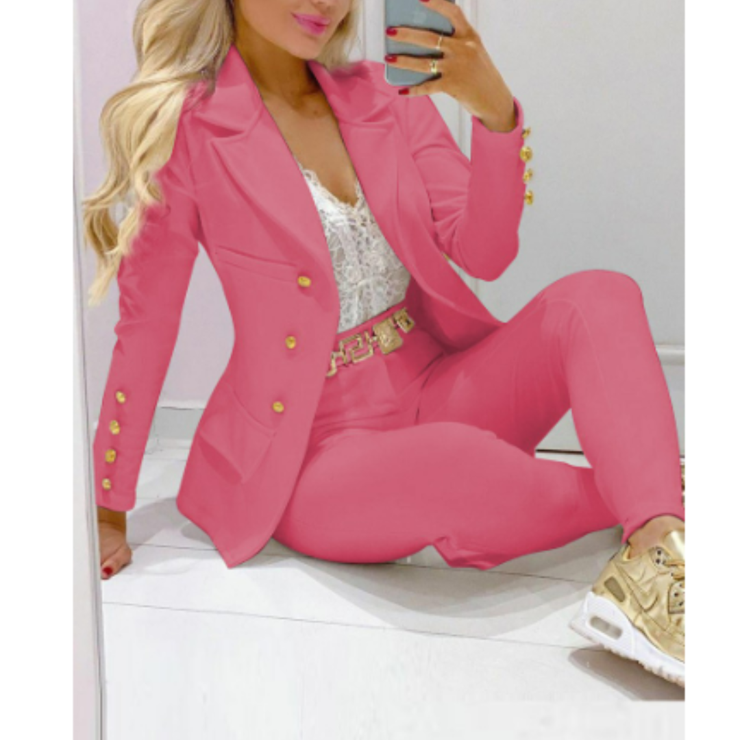 Rhine | Glamorous Blazer Pants Suit Set