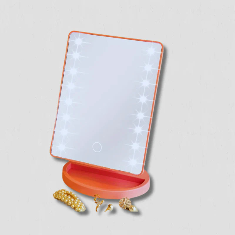 LumiTouch LED Makeup Mirror with Touch Control - Perfect Lighting for Flawless Makeup