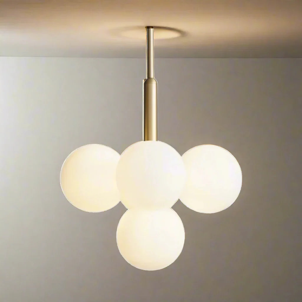OrbaLuxe - Clustered Opal Glass Pendant Light
