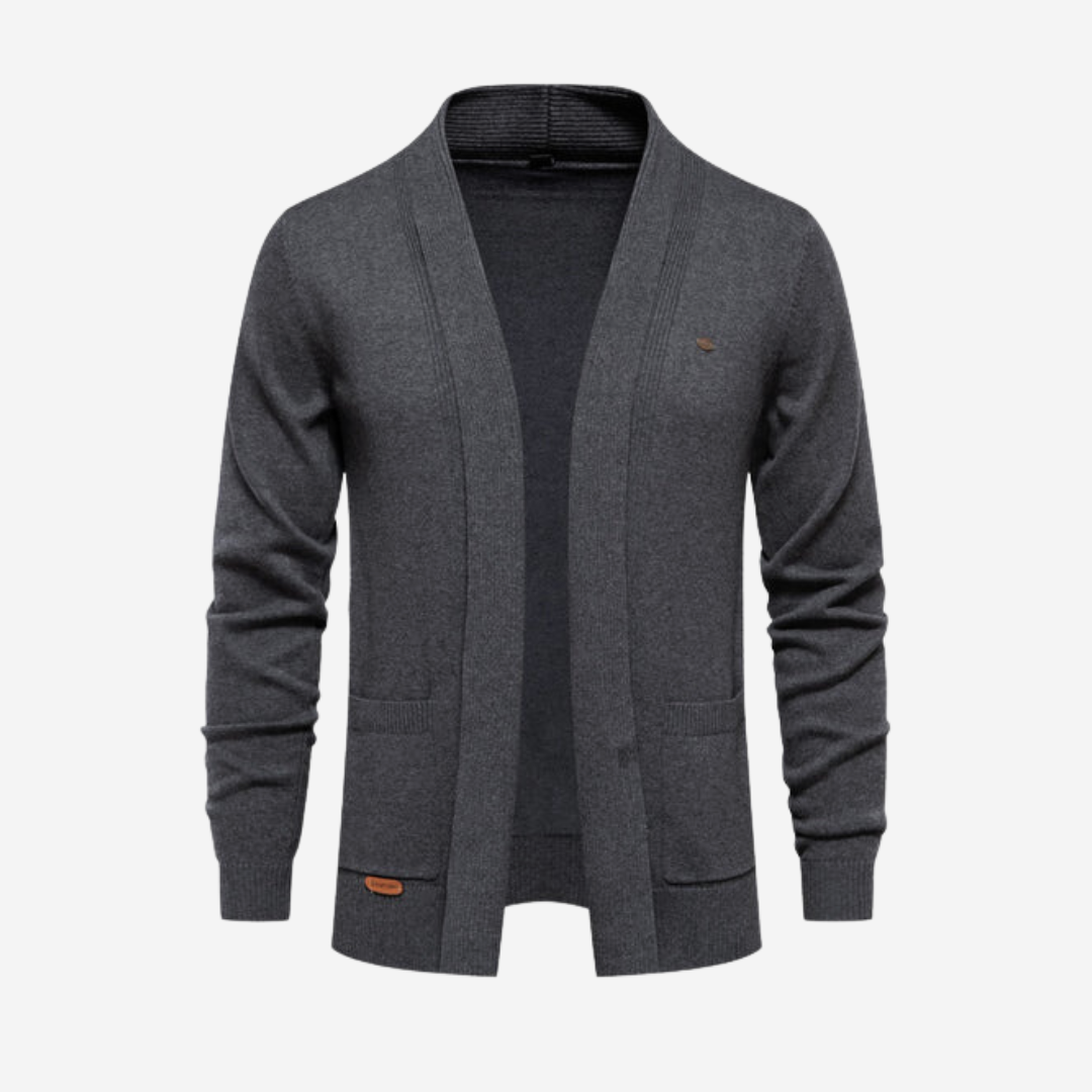 Alfred - Open-front cardigan with pockets