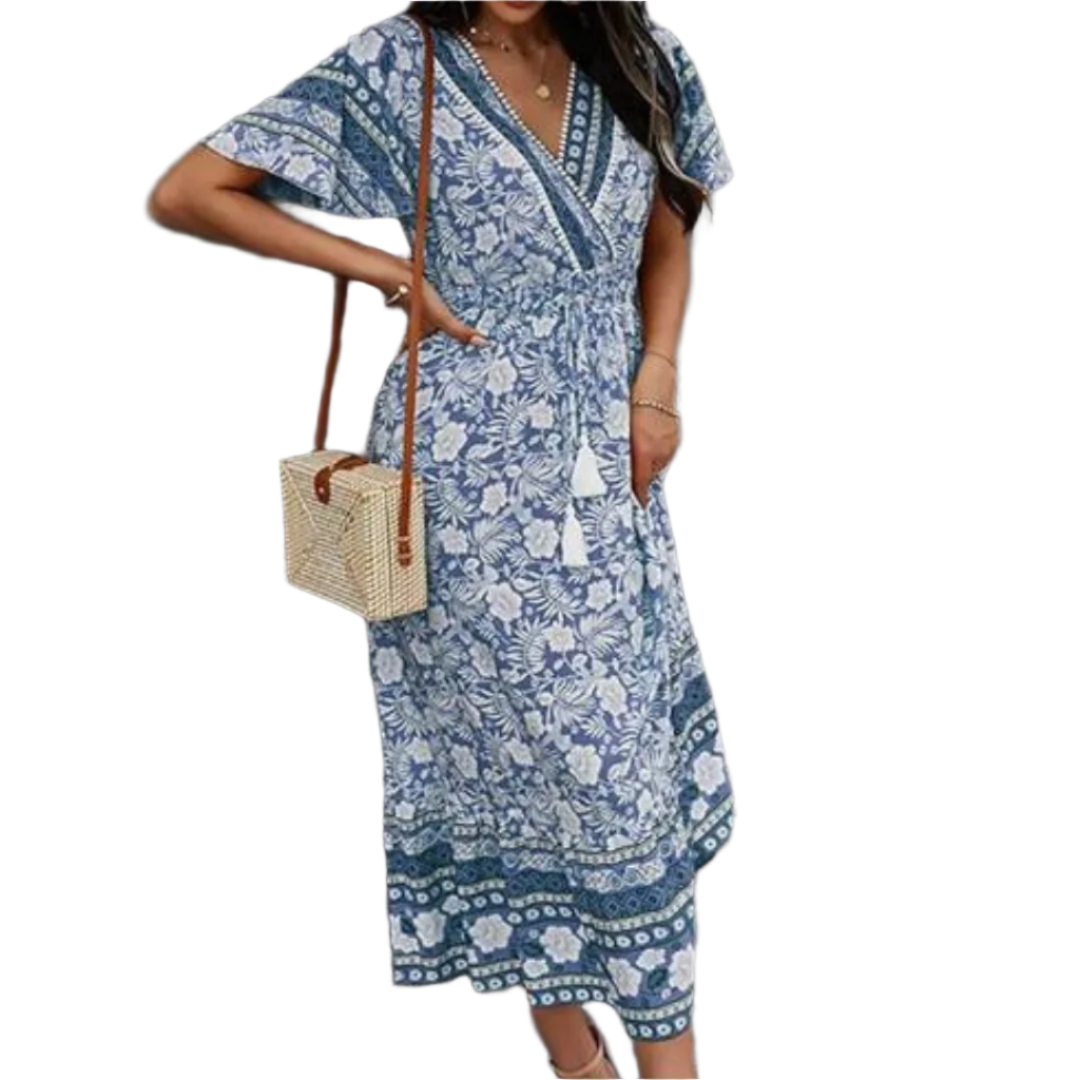 Luna Boheme Summer Maxi Dress for Women