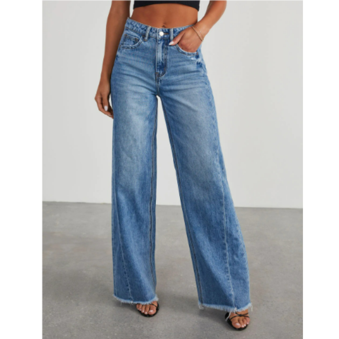 Liva | High-waisted pants with wide leg – Modern and comfortable