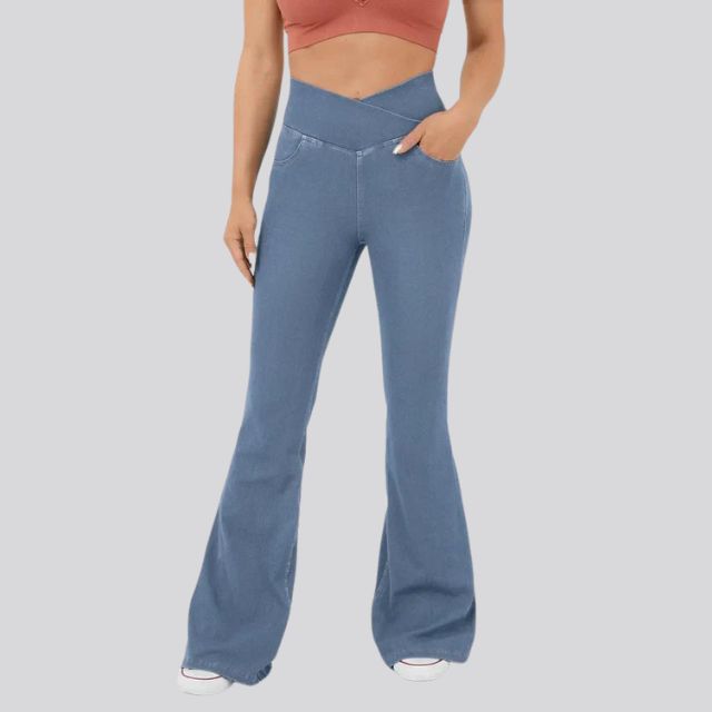 Lea | High-Waisted Flare Leggings