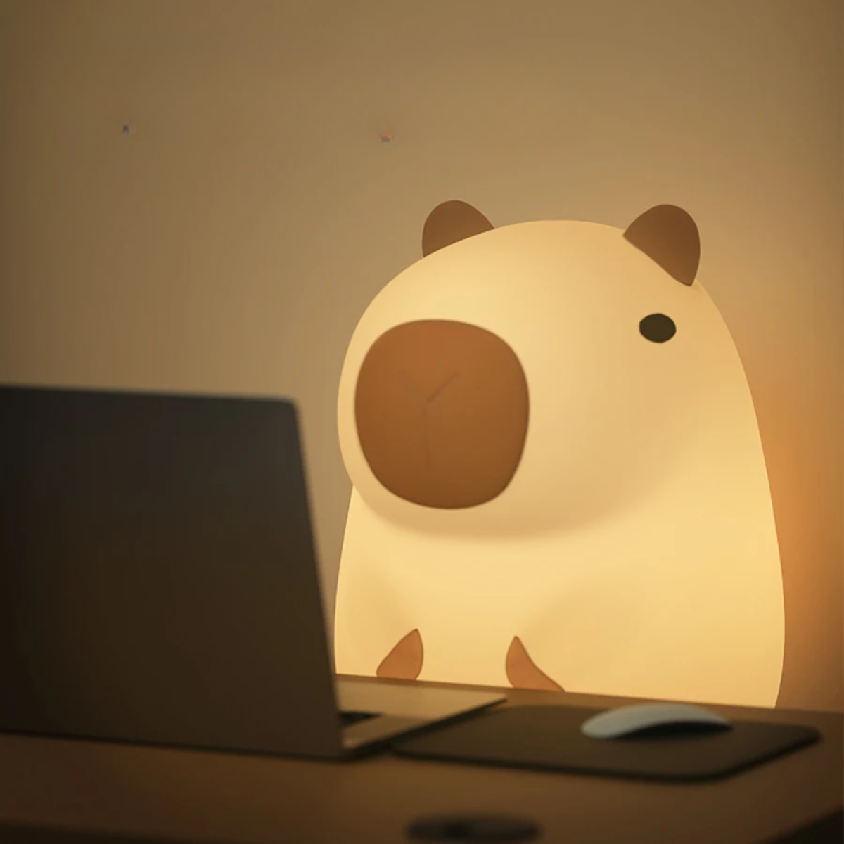 CappyGlow - Soft Night Light with Capybara Theme