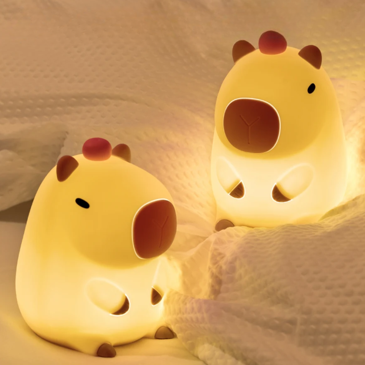 CappyGlow - Soft Night Light with Capybara Theme