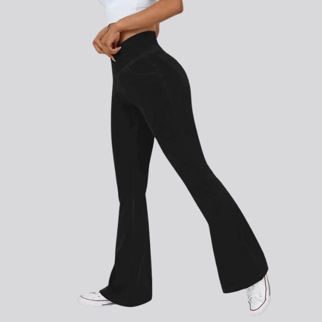 Lea | High-Waisted Flare Leggings