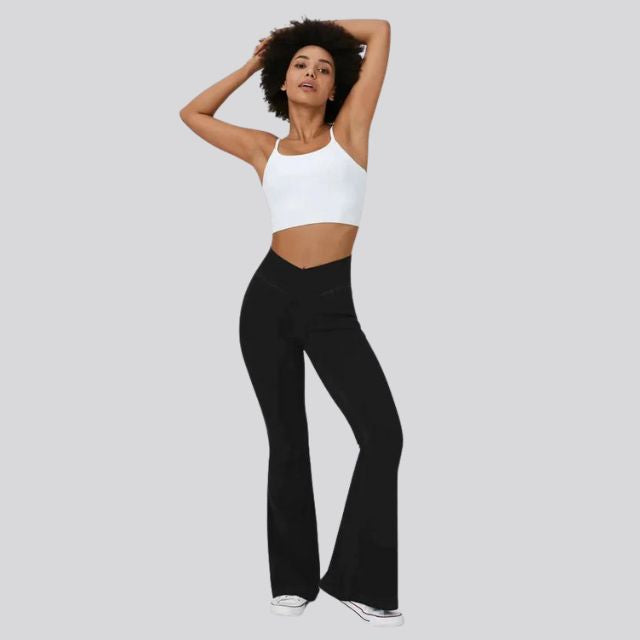 Lea | High-Waisted Flare Leggings