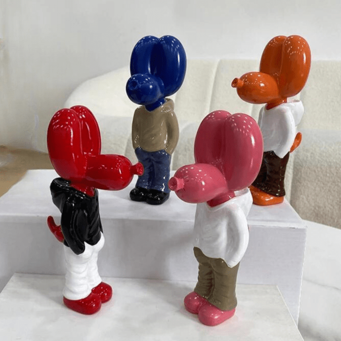 Modern Balloon Dog Sculpture