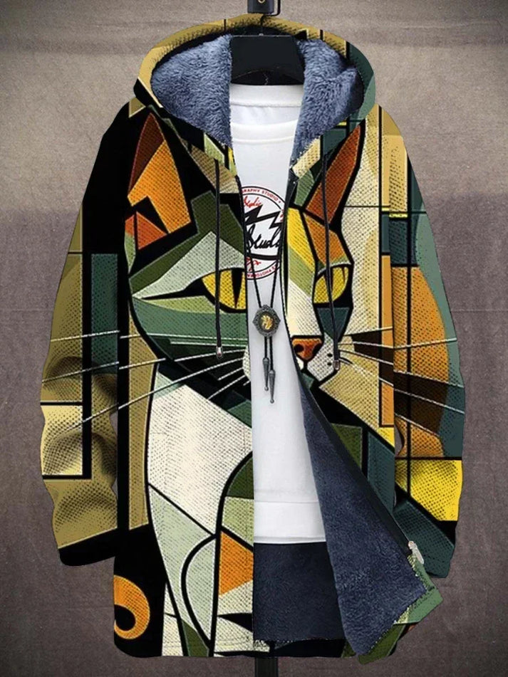 Remi - Artistic Hooded Zip Jacket