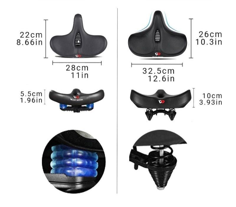 SaddlePro Ergonomic Bicycle Saddle - Comfortable & Supportive Design