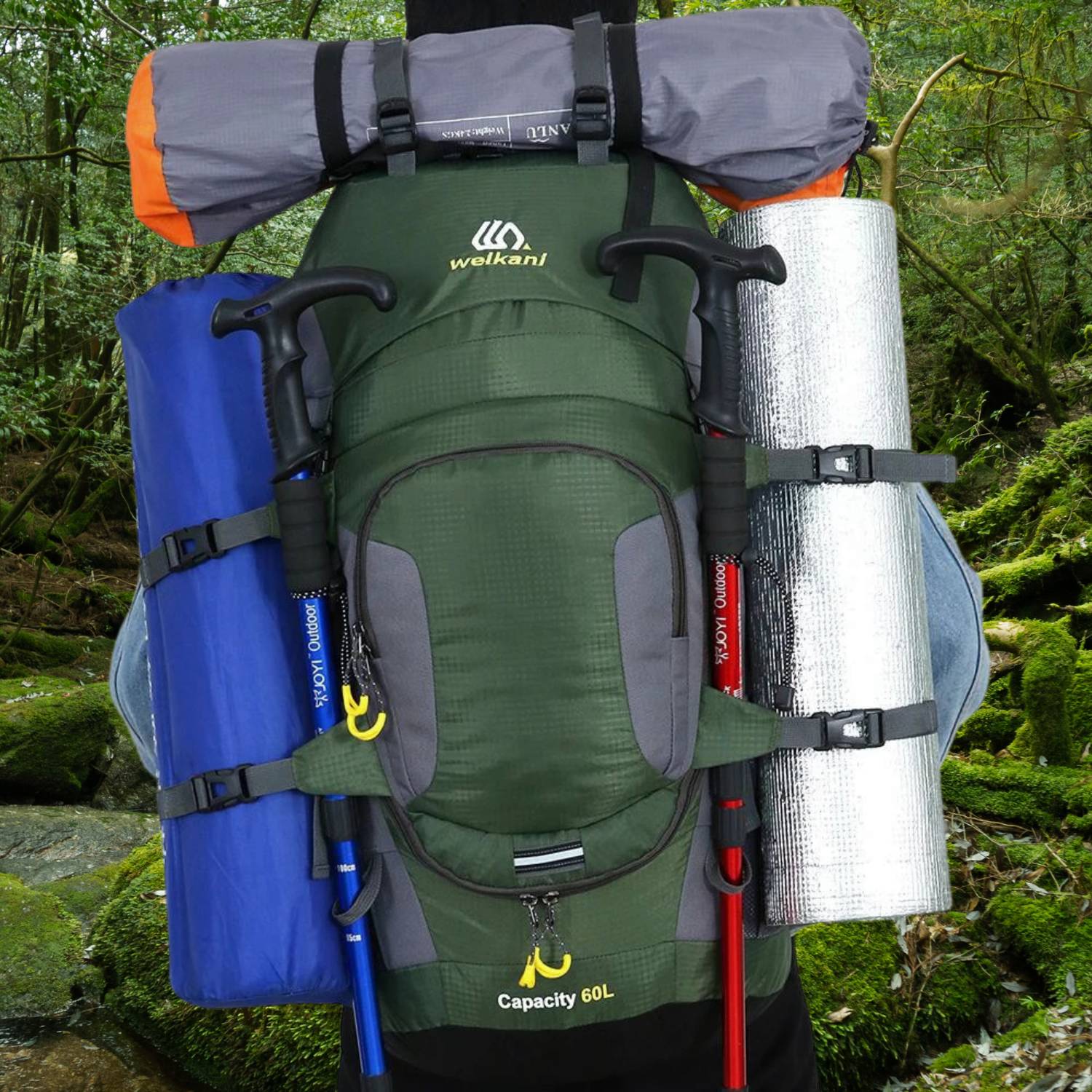 AdventurePack - Waterproof Hiking Backpack for Heavy Load