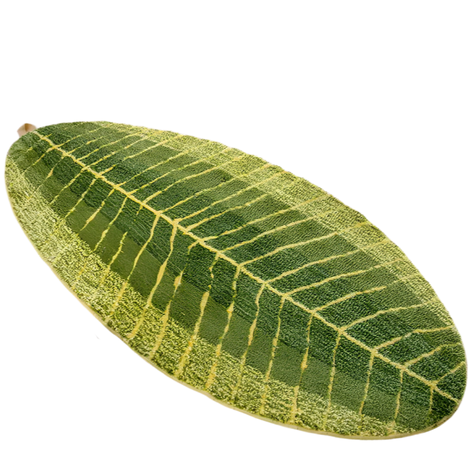 LeafLuxe - Oval Doormat Nature-Inspired Rug