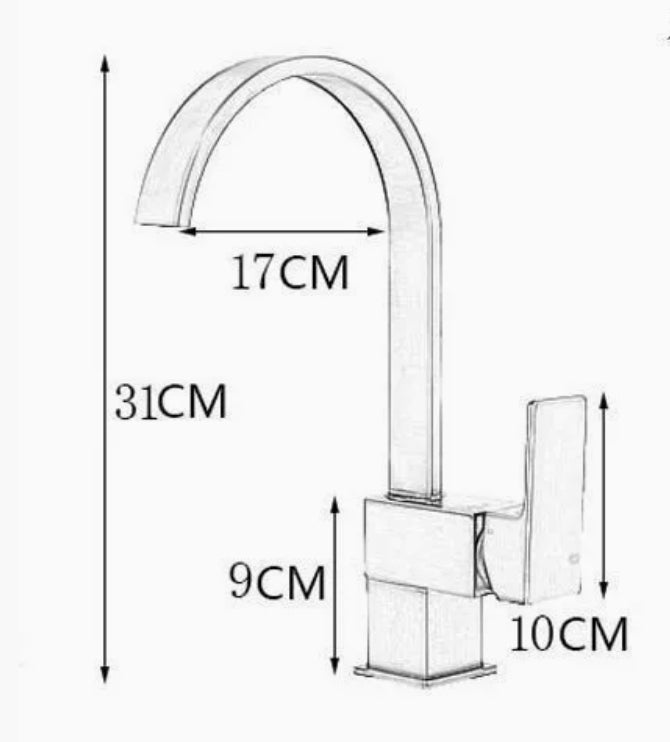 FlowElegance Modern Kitchen Faucet