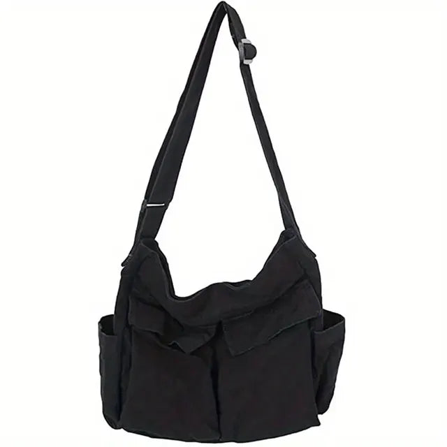 Ave | School Shoulder Bag with Flap Pocket