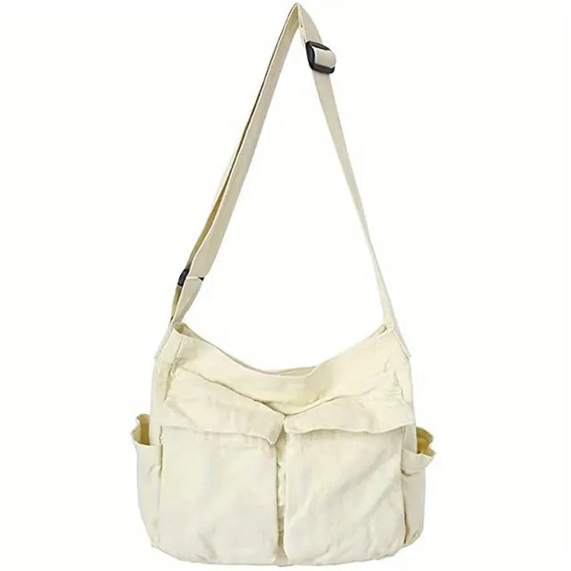 Ave | School Shoulder Bag with Flap Pocket