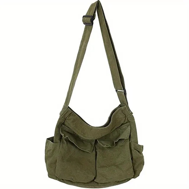 Ave | School Shoulder Bag with Flap Pocket