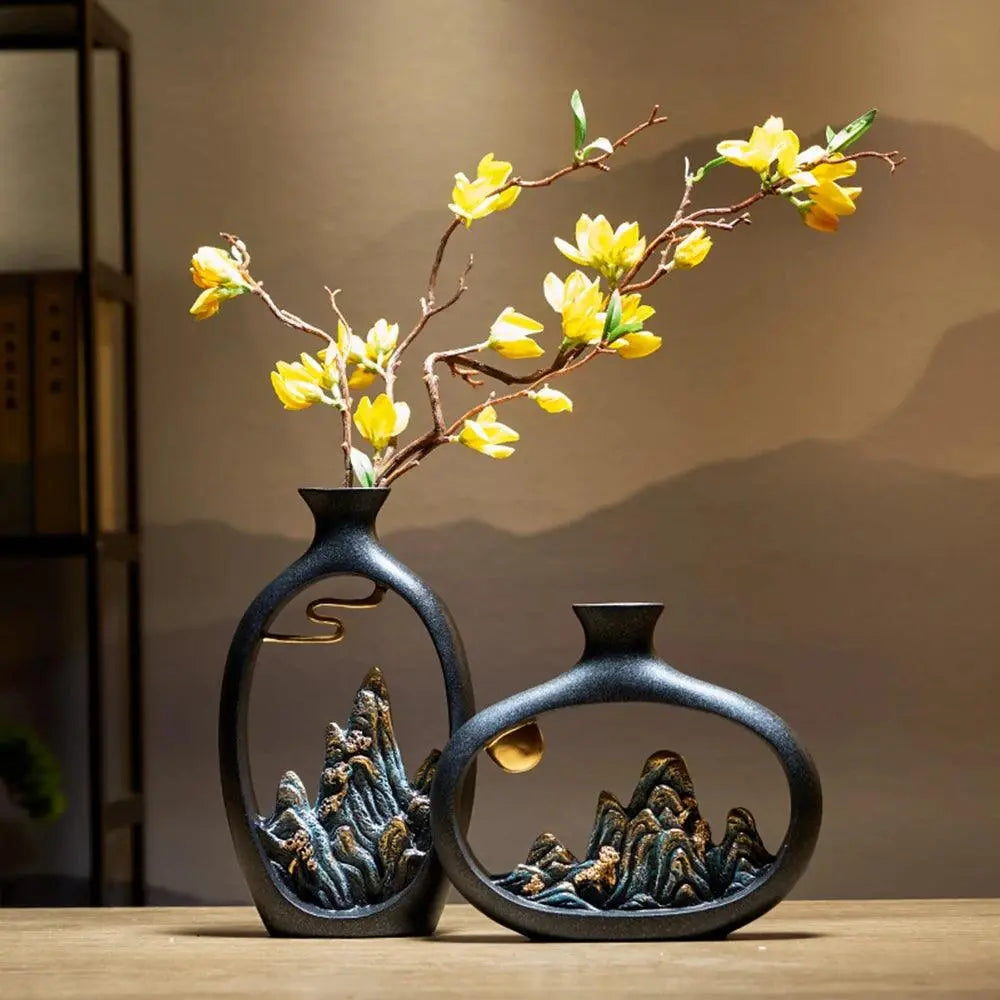 SereniGlow - Elegant Vase for a Calm Interior Design