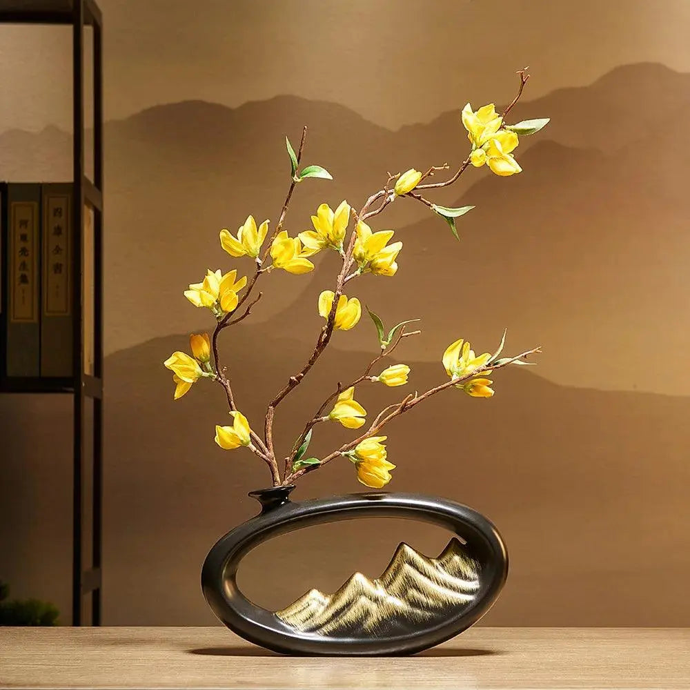 SereniGlow - Elegant Vase for a Calm Interior Design