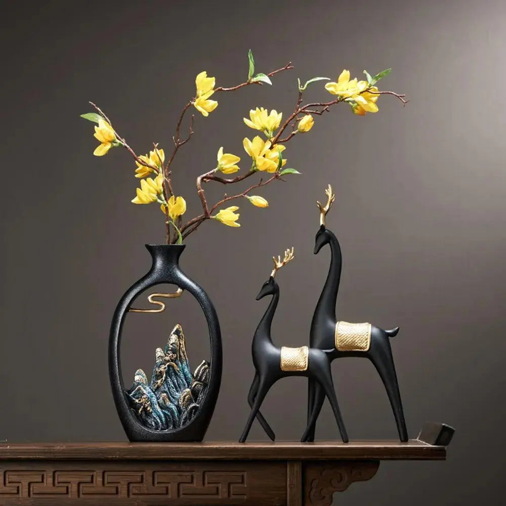 SereniGlow - Elegant Vase for a Calm Interior Design