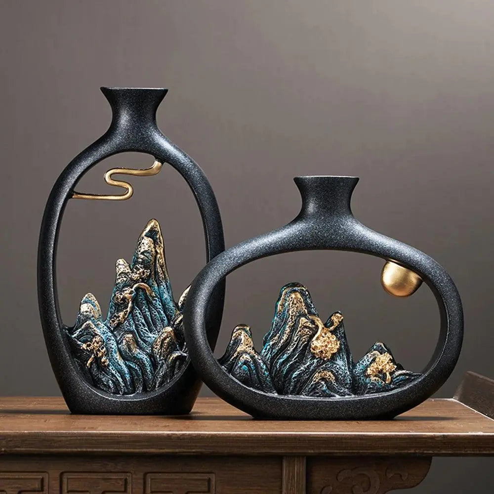SereniGlow - Elegant Vase for a Calm Interior Design