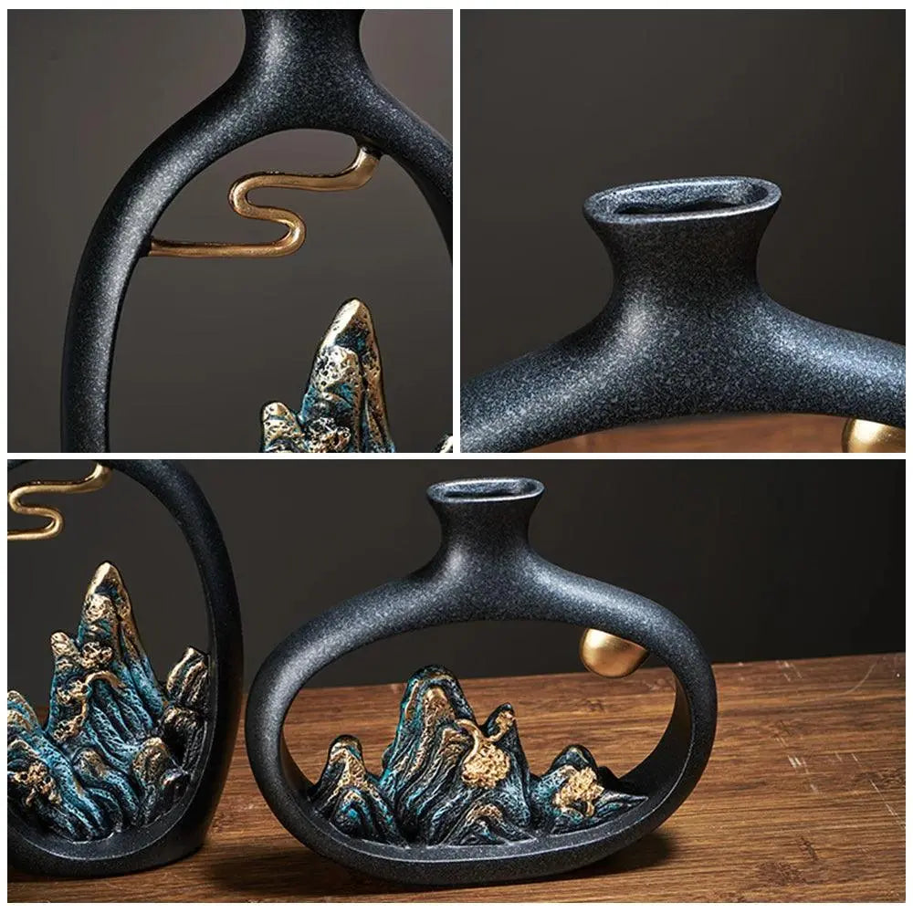 SereniGlow - Elegant Vase for a Calm Interior Design