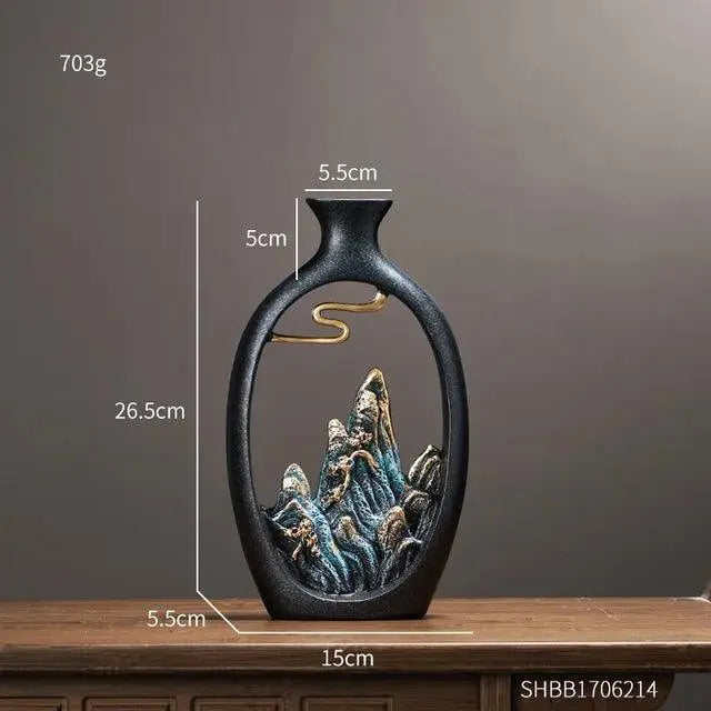 SereniGlow - Elegant Vase for a Calm Interior Design