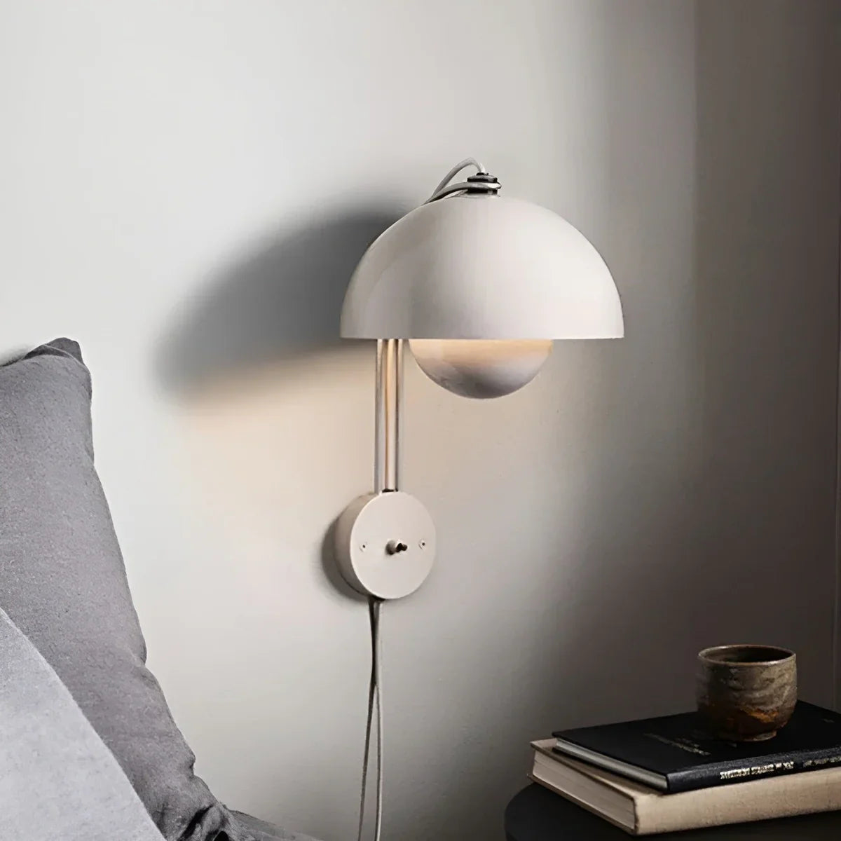 BudLume - Mushroom Glow Cozy Scandinavian Wall Lamp