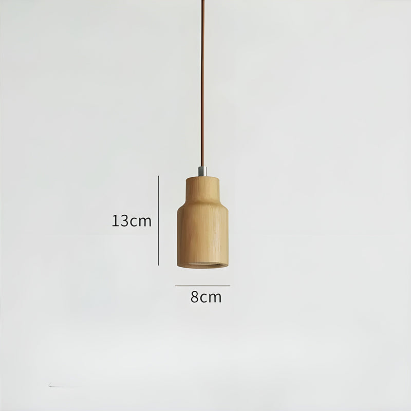 Modern wooden pendant