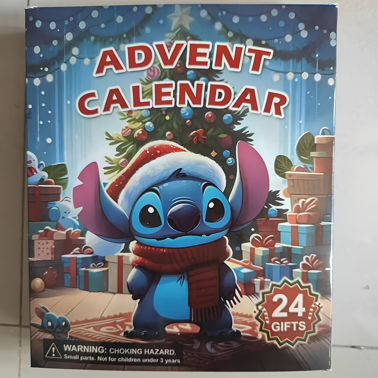 Stitch Advent Calendar Play Set | 24-Piece Interactive Holiday Surprise