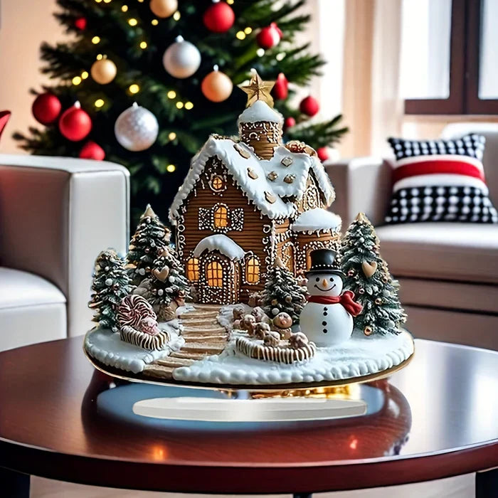 Winter Gingerbread Christmas Village