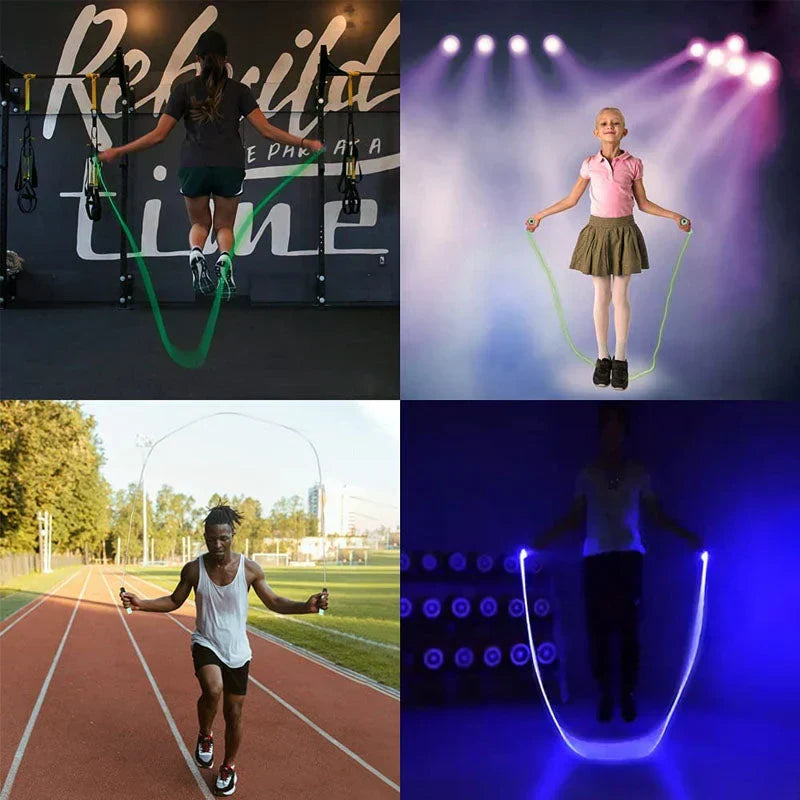 GlowFit - LED Light Jump Rope for Fitness and Fun