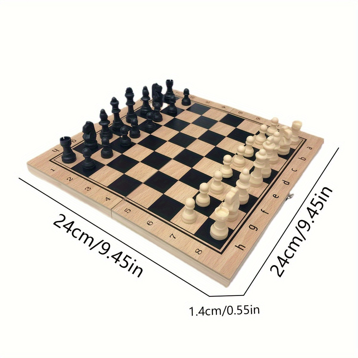 Foldable Chess Set – Compact & Convenient