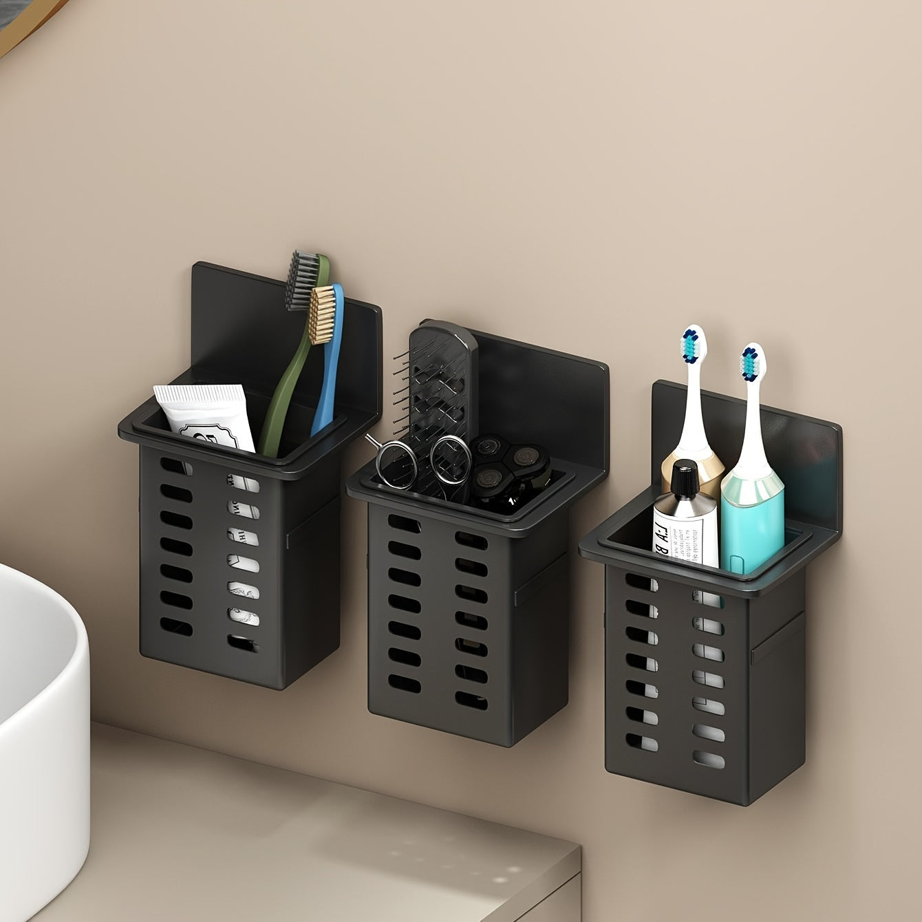 Multifunctional Wall Shelf for Bathroom & Kitchen