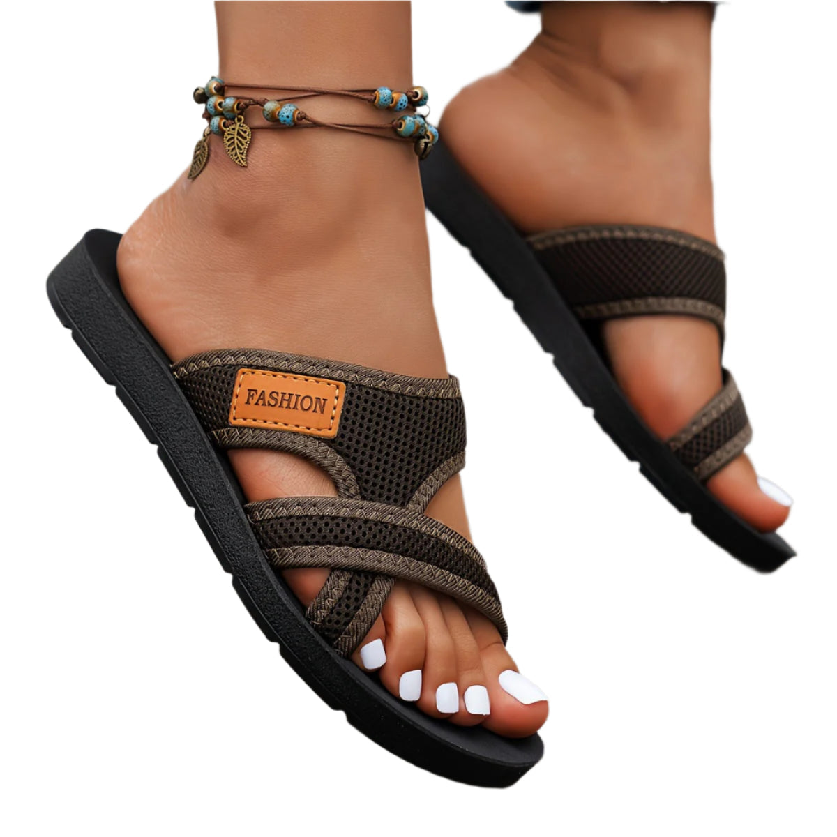Mureen - Effortless Comfort Sandals with Cross Straps