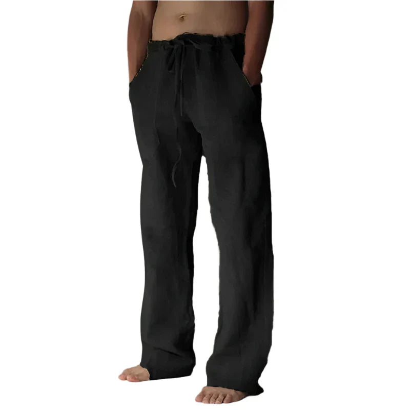 Rodulf - Relaxed fit pants with drawstring and side pockets for men