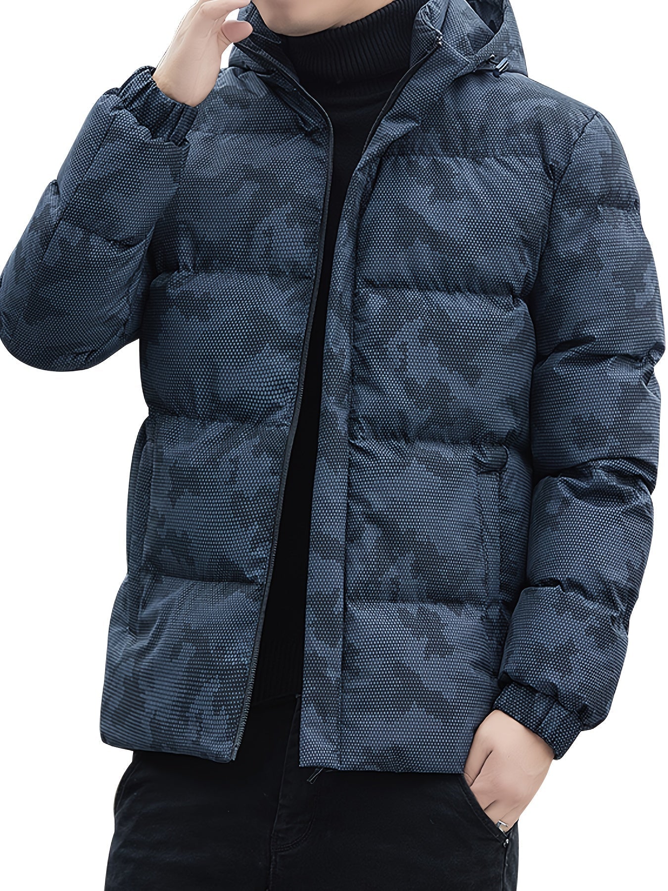 Nick | Hooded Puffer Jacket with Pockets