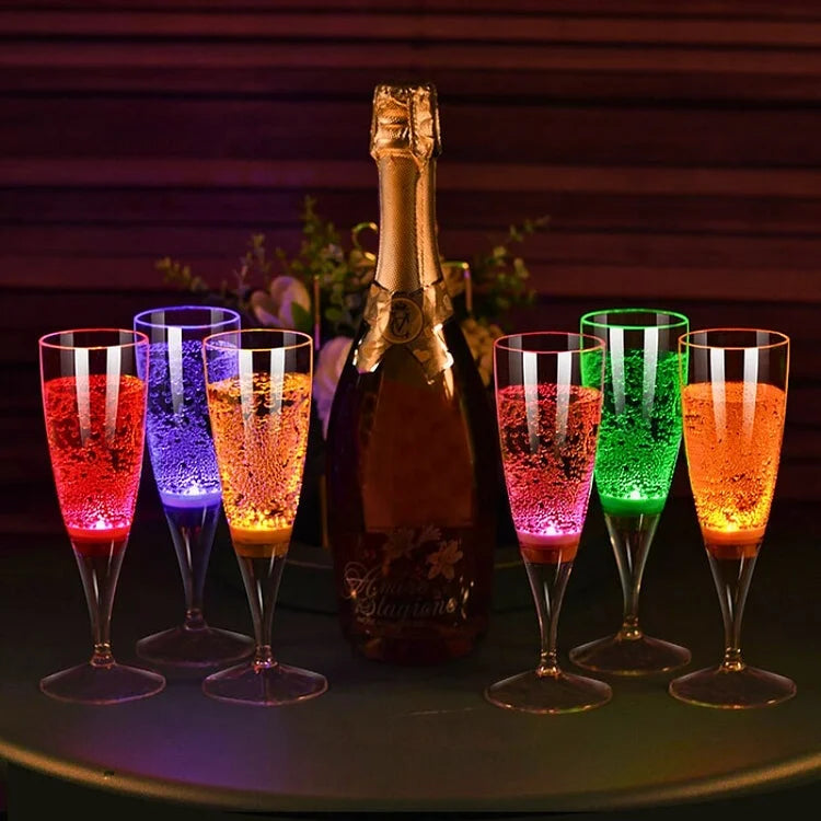 GlowSip - LED Illuminated Wine Glass Set (6 pcs)